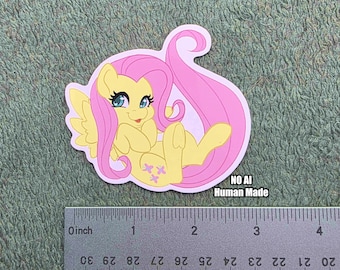 3" Sticker | Fluttershy | Sticker | MLP