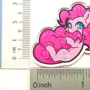 2 Pinkie Pie MLP Acrylic Charm image 2