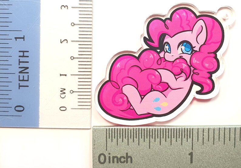 2 Pinkie Pie MLP Acrylic Charm image 2