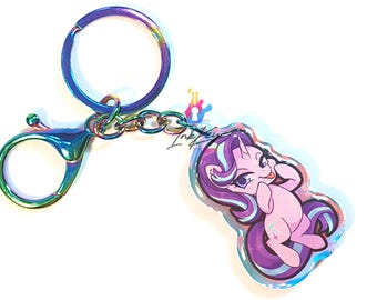 2" Starlight Glimmer | Rainbow Keychain | MLP