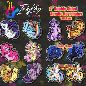 2 Pinkie Pie MLP Acrylic Charm image 3