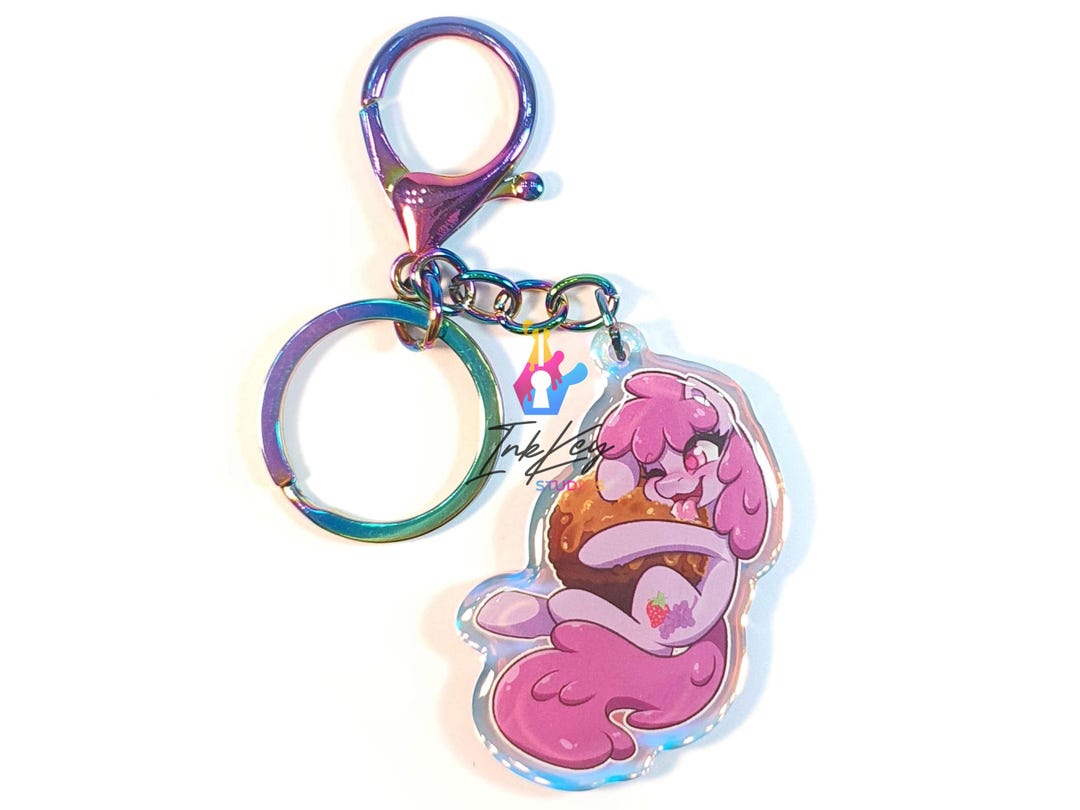 Two Raspberries Keychain 2