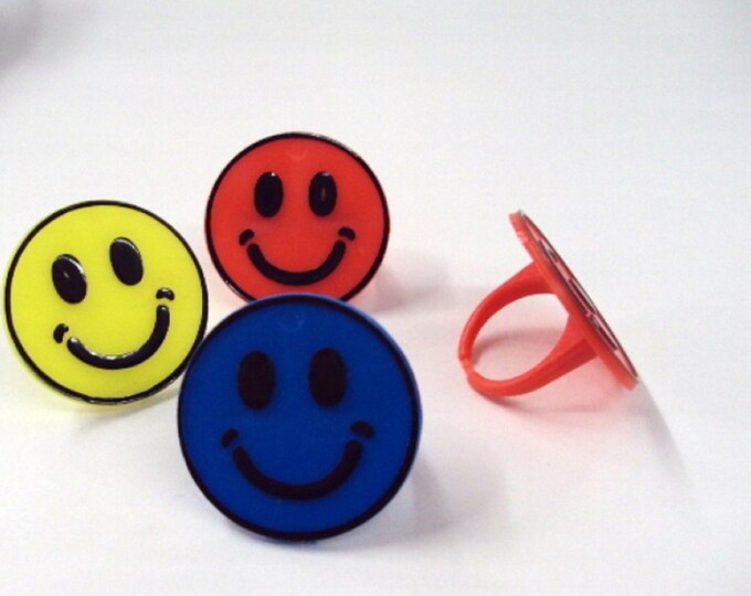 Smiley Face Rings