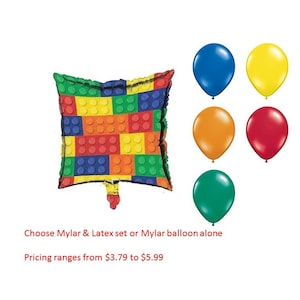 Globos Mylar para fiestas de barrio