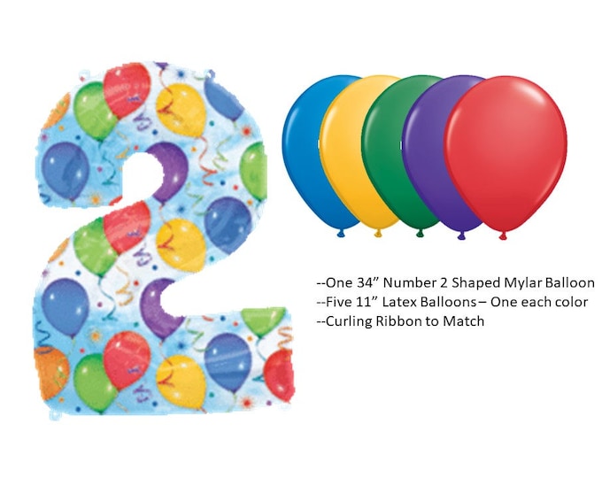 2nd Birthday Balloons