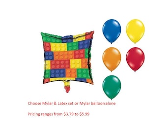 Block Party Mylar Balloons