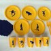 20 Skateboard 7" plates and Silhouettes on 20 napkins