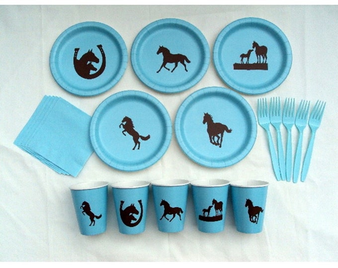 Horse Tableware Set for 5 People