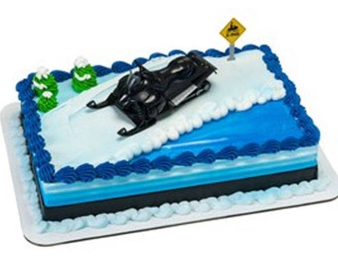 Snowmobile Cake Decorating Kit