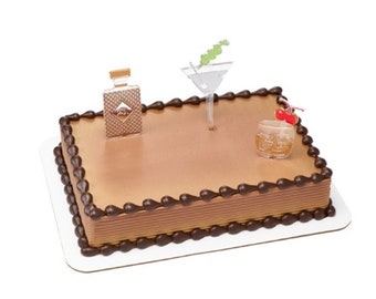 Mixology Cake Decorating Kit, Mixed Drink Cake Topper
