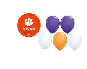 Clemson University Balloons, Clemson Tigers Balloons