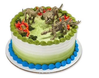 Dinosaur Skeleton Cake Decorating Kit, Dino Cake Kit