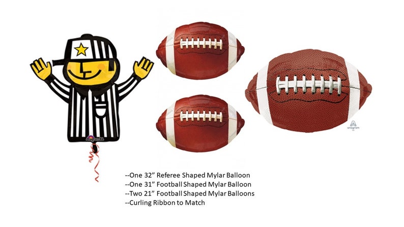 Football Balloon Bouquet image 1