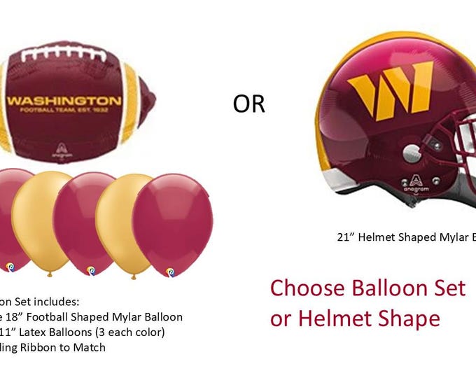 Washington Commanders Balloons