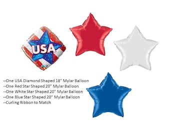 United States of America Balloon Set, USA Balloon
