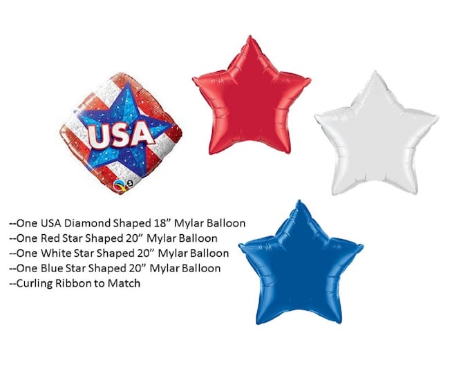 United States of America Balloon Set, USA Balloon