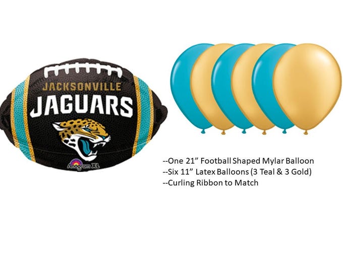 Jacksonville Jaguars Balloons, Jacksonville Jaguars Balloon Bouquet