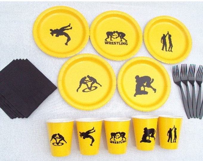 Wrestling Tableware Set for 5 People