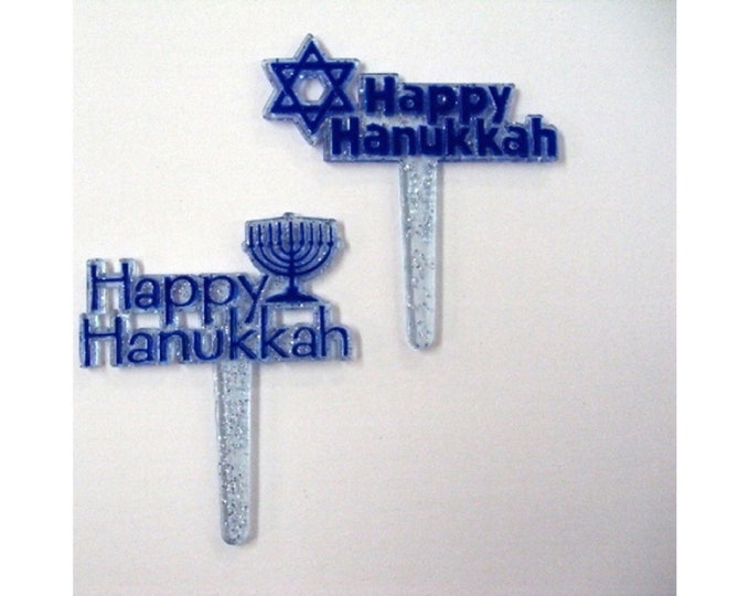 Hanukkah Cupcake Picks