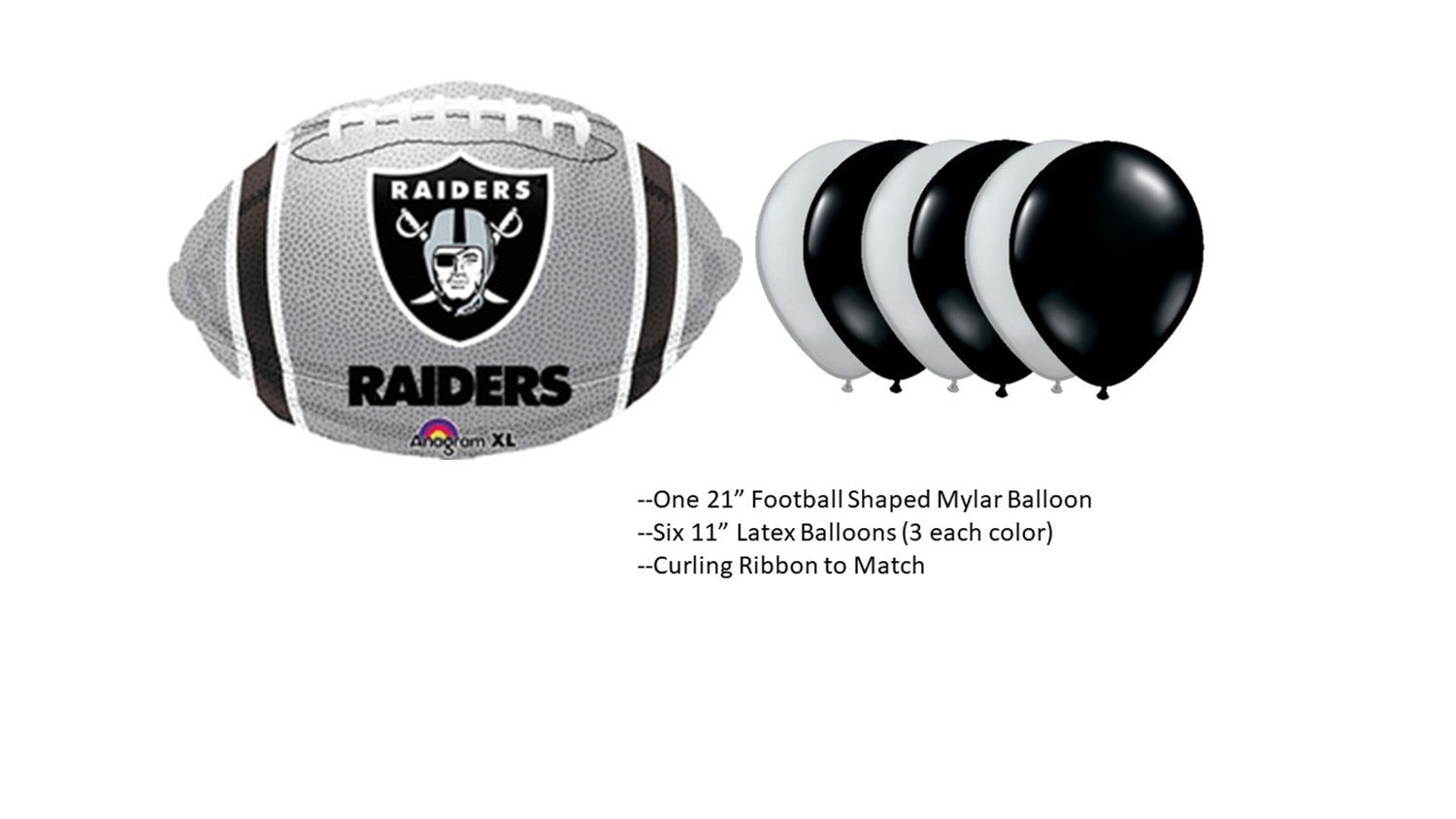 Nfl Las Vegas Raiders Paper Plate And Napkin Party Kit