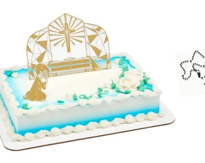 First Communion Cake Kit, Boys First Communion Cake,