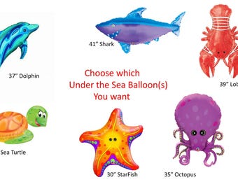 Under The Sea Balloons, Sea Creatures Balloons