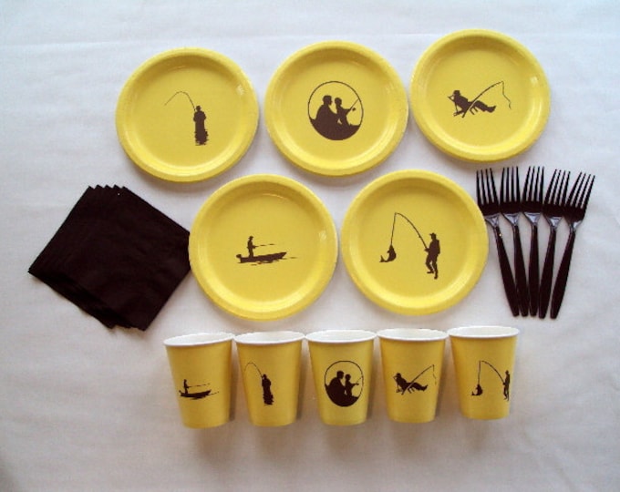 Fishing Tableware Set for 5 People