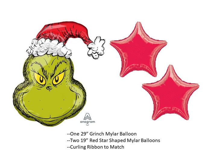 Grinch Balloons