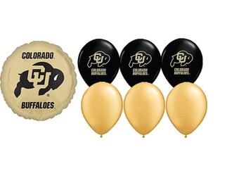 University of Colorado Balloons, University of Colorado Dinner Plates, University of Colorado Lunch Napkins, Colorado Beverage Napkins