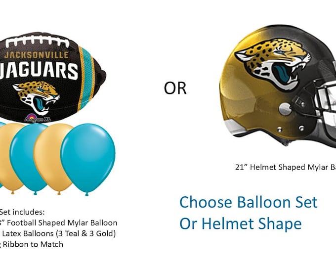 Jacksonville Jaguars Balloons, Jacksonville Jaguars Balloon Bouquet