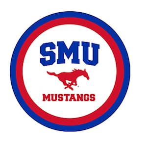 Southern Methodist University Dessert Plates, SMU plates