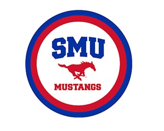Southern Methodist University Dessert Plates, SMU plates
