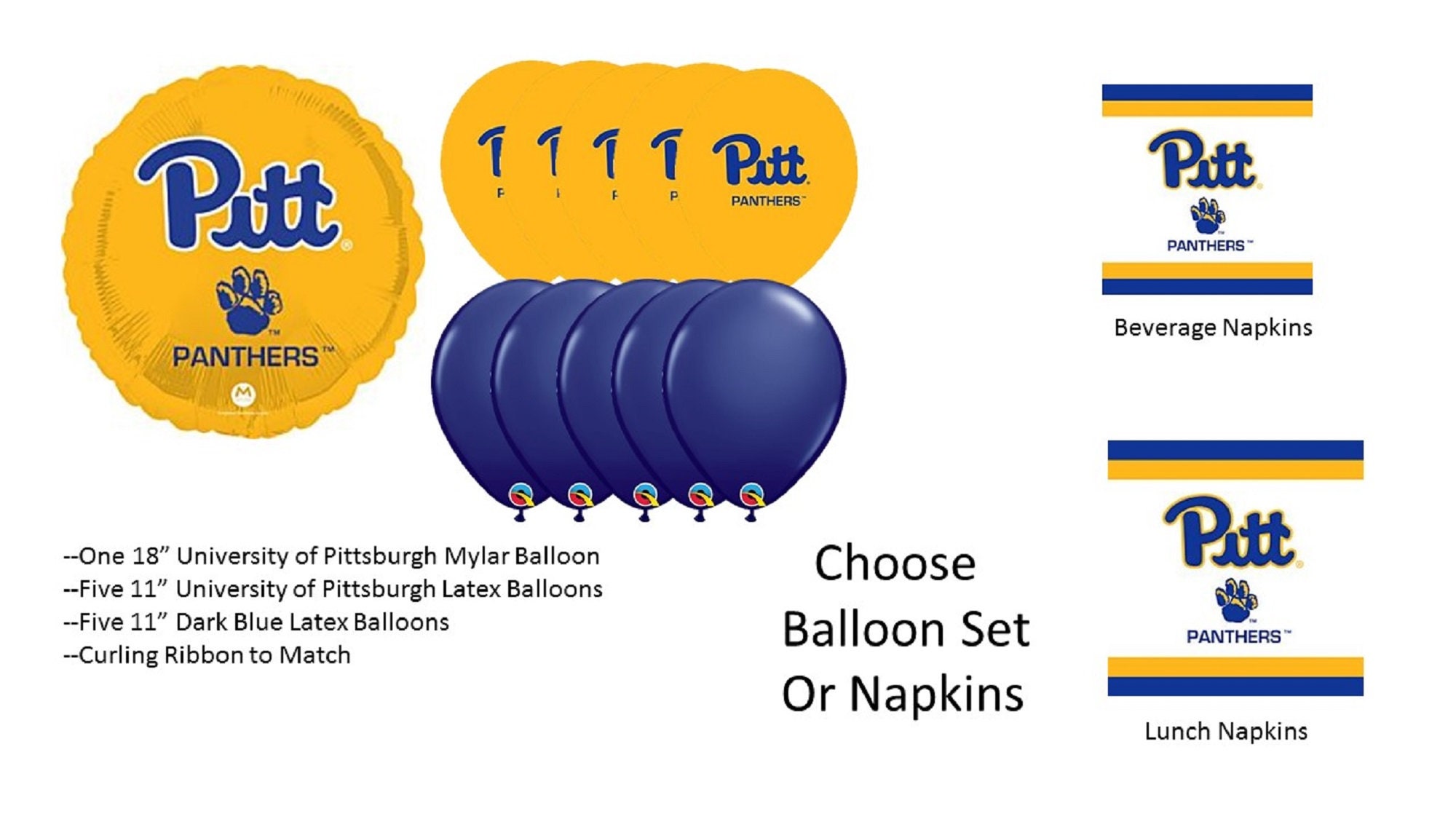 University of Pittsburgh Balloons, Panthers balloons, University of P…