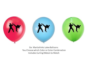 Martial Arts Balloons