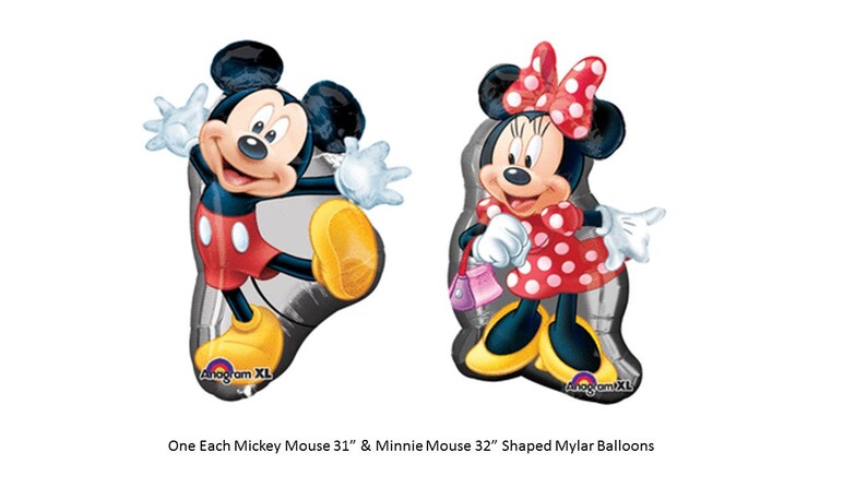Mickey Mouse & Minnie Mouse Mylar Balloons image 1