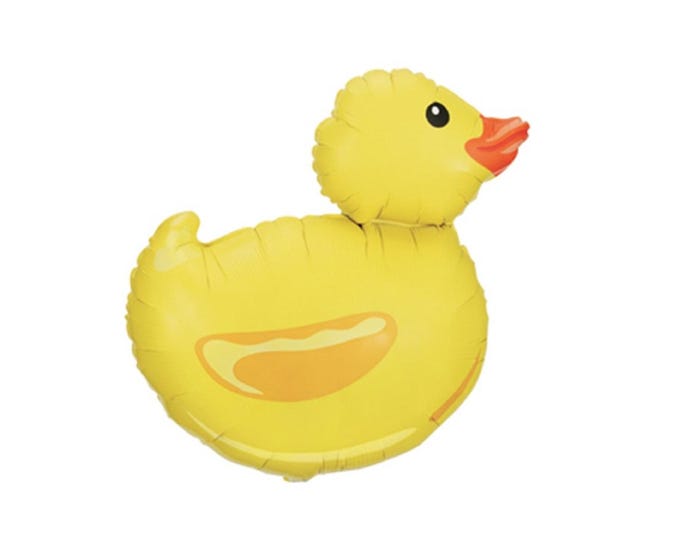 Rubber Duck Balloon, Duck Baby Shower Balloon