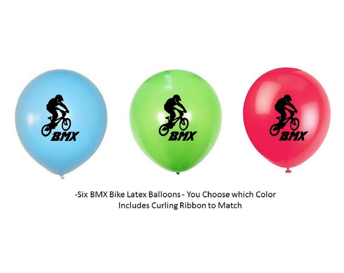 BMX Bike Balloons, BMX Bike Party, BMX Birthday