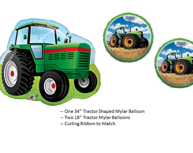 Tractor Balloon Set