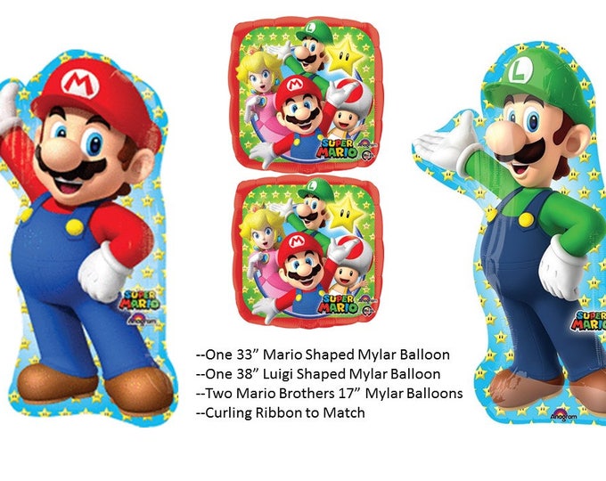 Mario Brothers Balloon Set
