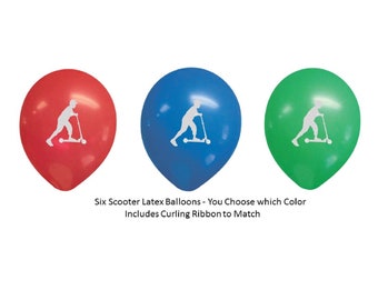 Scooter Balloons, Scooter Party, Scooter Birthday