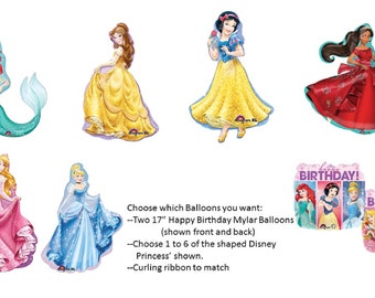 Ballons Princesses Disney