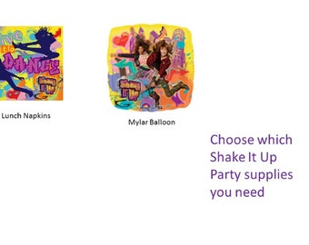 Shake It Up Party Napkins, Shake It Up Balloon