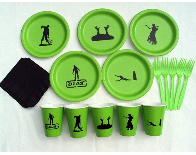 Zombie Tableware Set for 5 People