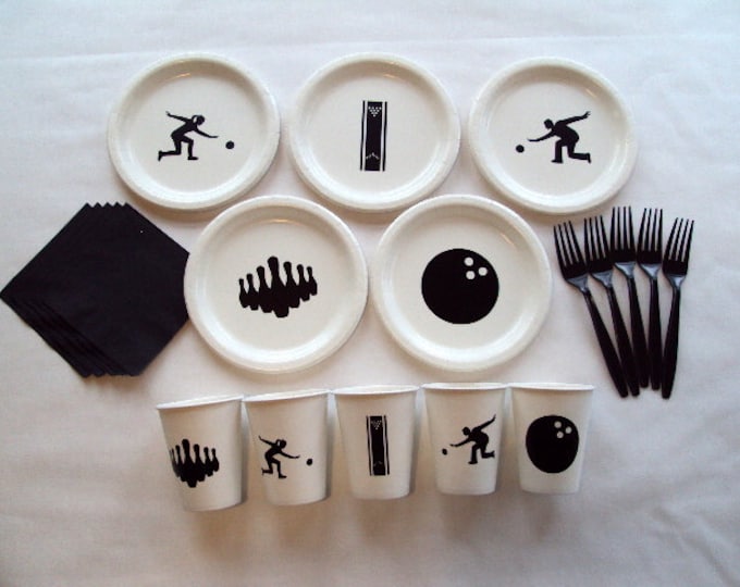 Bowling Tableware Set for 5 people