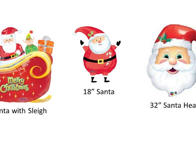 Santa Claus Balloon, Santa Sleigh Balloon