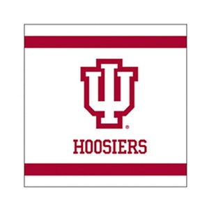 University of Indiana balloons, Indiana University Napkins, University of Indiana napkins, Indiana Plates, Indiana Tablecover image 2