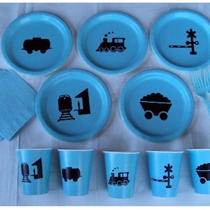 Train Tableware Set for 5 People