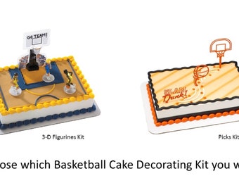 Basketball Cake Decorating Kit for boys