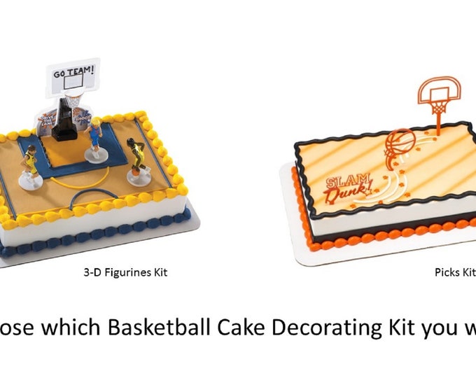 Basketball Cake Decorating Kit for boys