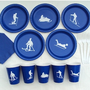 Winter Sports Tableware Set for 5